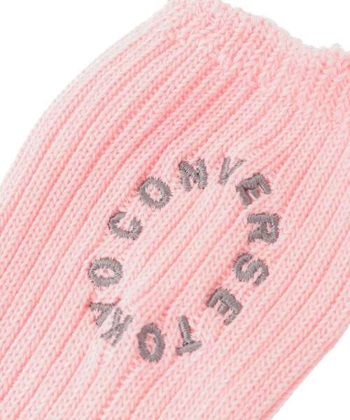 CONVERSE TOKYO（コンバーストウキョウ）の「CIRCLE LOGO RIB SOX（ソックス/靴下・レディース・ブラック/ブルー/オフホワイト/ピンク/ミント・1/3）」の12枚目の写真