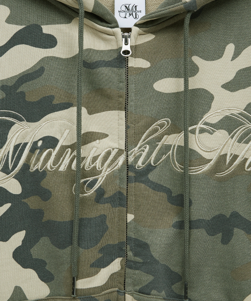 Midnight Move(ミッドナイトムーブ)の「lg camo hood zip up (beige)(パーカー・レディース・その他・FREE)」の3枚目の写真