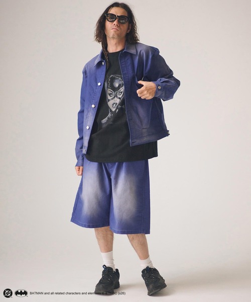 ADAM PATEK(アダムパテック)の「mj11393-blasted light moleskin short length collared jacket ショート丈ジャケット(AP2613013)(その他アウター・メンズ・ブラック/ブルー・2/1)」の6枚目の写真