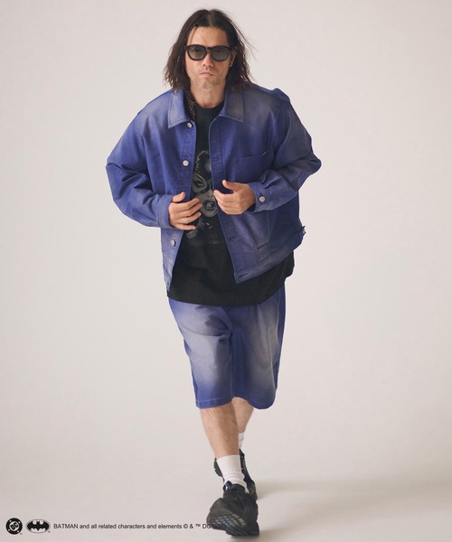 ADAM PATEK(アダムパテック)の「mj11393-blasted light moleskin short length collared jacket ショート丈ジャケット(AP2613013)(その他アウター・メンズ・ブラック/ブルー・2/1)」の7枚目の写真