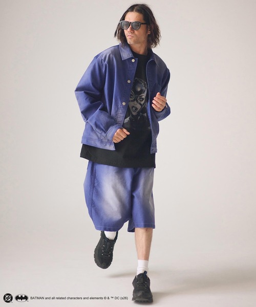ADAM PATEK(アダムパテック)の「mj11393-blasted light moleskin short length collared jacket ショート丈ジャケット(AP2613013)(その他アウター・メンズ・ブラック/ブルー・2/1)」の8枚目の写真