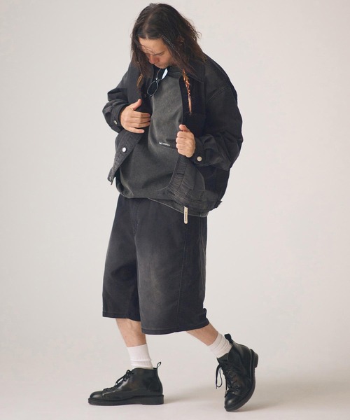 ADAM PATEK(アダムパテック)の「mj11393-blasted light moleskin short length collared jacket ショート丈ジャケット(AP2613013)(その他アウター・メンズ・ブラック/ブルー・2/1)」の14枚目の写真