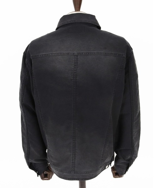 ADAM PATEK(アダムパテック)の「mj11393-blasted light moleskin short length collared jacket ショート丈ジャケット(AP2613013)(その他アウター・メンズ・ブラック/ブルー・2/1)」の18枚目の写真