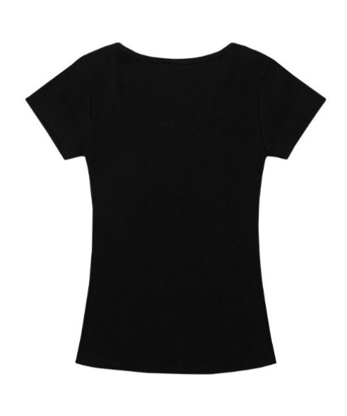 FANCY CLUB(ファンシークラブ)の「A'GEM/9 × .kom 『FANCY CLUB/ファンシークラブ』PEGASUS RIBBED TOP/ペガサスリブトップス(Tシャツ/カットソー・レディース・アイボリー/ブラック・FREE)」の19枚目の写真