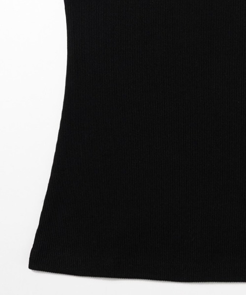 FANCY CLUB(ファンシークラブ)の「A'GEM/9 × .kom 『FANCY CLUB/ファンシークラブ』PEGASUS RIBBED TOP/ペガサスリブトップス(Tシャツ/カットソー・レディース・アイボリー/ブラック・FREE)」の21枚目の写真