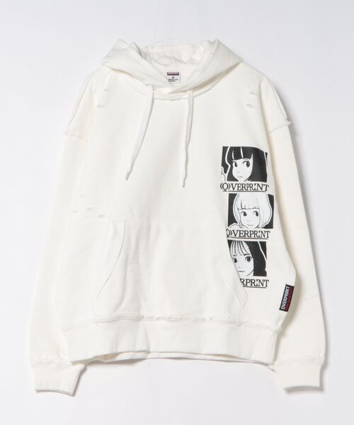 over print(オーバープリント)の「overprint/オーバープリント/SIGNBOAD hoodie 7th Anniversary(パーカー・レディース・ブラック/ホワイト・M/L/2XL/XL)」の12枚目の写真