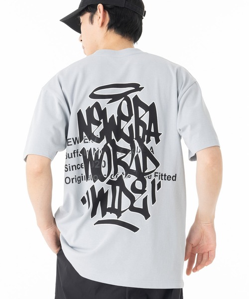 NEW ERA（ニューエラ）の「ニューエラアパレル 半袖Tシャツ グラフィックロゴ ONSPOTZ別注（Tシャツ/カットソー・メンズ・ホワイト系その他/ピンク/ブラック/グレー/ブラック系/ホワイト・L/M/S/XXL/XL）」の5枚目の写真
