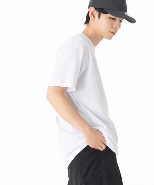 NEW ERA（ニューエラ）の「ニューエラアパレル 半袖Tシャツ グラフィックロゴ ONSPOTZ別注（Tシャツ/カットソー・メンズ・ホワイト系その他/ピンク/ブラック/グレー/ブラック系/ホワイト・L/M/S/XXL/XL）」の18枚目の写真