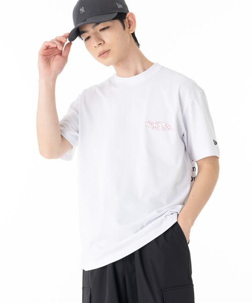 NEW ERA（ニューエラ）の「ニューエラアパレル 半袖Tシャツ グラフィックロゴ ONSPOTZ別注（Tシャツ/カットソー・メンズ・ホワイト系その他/ピンク/ブラック/グレー/ブラック系/ホワイト・L/M/S/XXL/XL）」の16枚目の写真