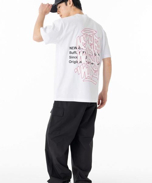 NEW ERA（ニューエラ）の「ニューエラアパレル 半袖Tシャツ グラフィックロゴ ONSPOTZ別注（Tシャツ/カットソー・メンズ・ホワイト系その他/ピンク/ブラック/グレー/ブラック系/ホワイト・L/M/S/XXL/XL）」の21枚目の写真