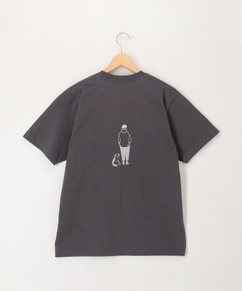 NOLLEY'S LIGHT(ノーリーズライト)の「【PARTNER】プリントT(Tシャツ/カットソー・メンズ・チャコールグレー/ホワイト・M/L)」の5枚目の写真