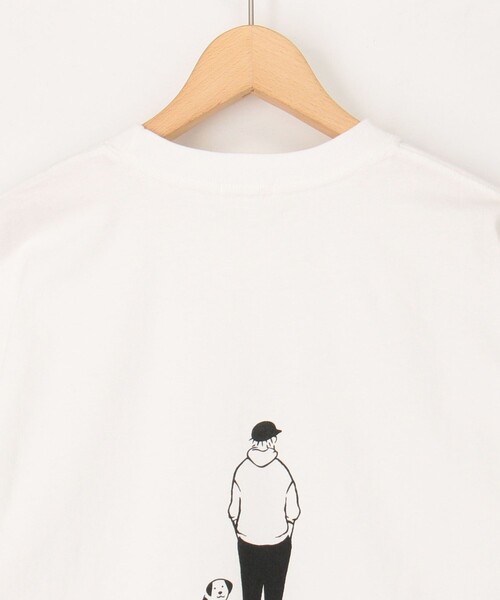 NOLLEY'S LIGHT(ノーリーズライト)の「【PARTNER】プリントT(Tシャツ/カットソー・メンズ・チャコールグレー/ホワイト・M/L)」の12枚目の写真