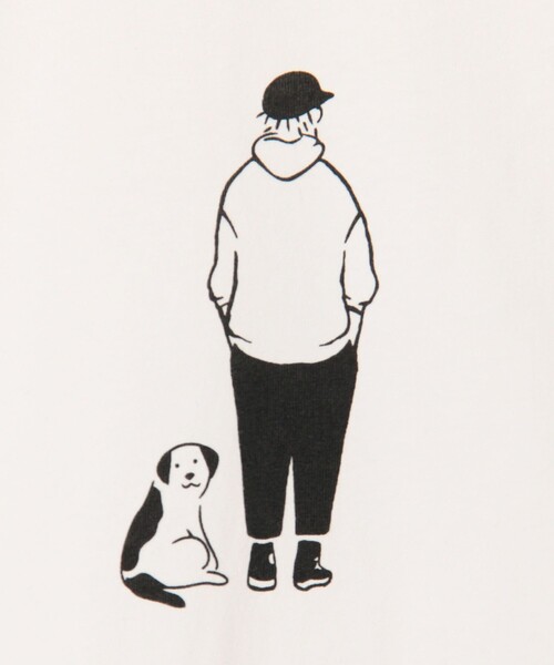 NOLLEY'S LIGHT(ノーリーズライト)の「【PARTNER】プリントT(Tシャツ/カットソー・メンズ・チャコールグレー/ホワイト・M/L)」の13枚目の写真