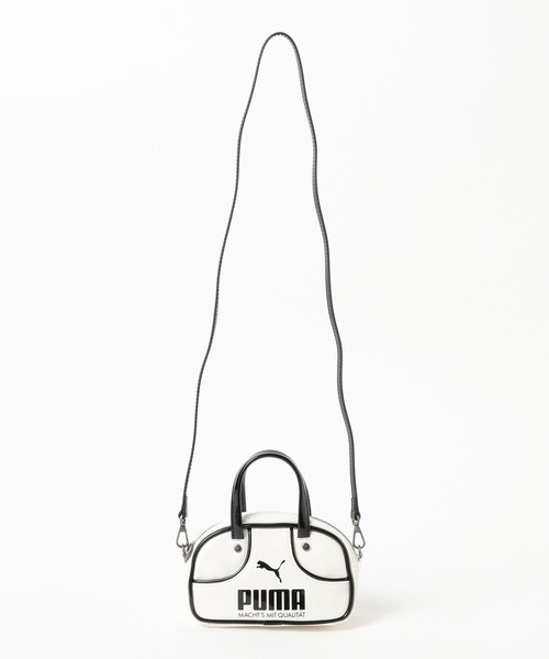 PUMA（プーマ）の「PUMA / 1976 マイクロ グリップ バッグ（ショルダーバッグ・レディース・ブラック/ホワイト/シルバー・ONE SIZE）」の22枚目の写真
