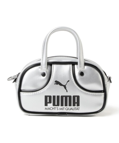 PUMA（プーマ）の「PUMA / 1976 マイクロ グリップ バッグ（ショルダーバッグ・レディース・ブラック/ホワイト/シルバー・ONE SIZE）」の11枚目の写真