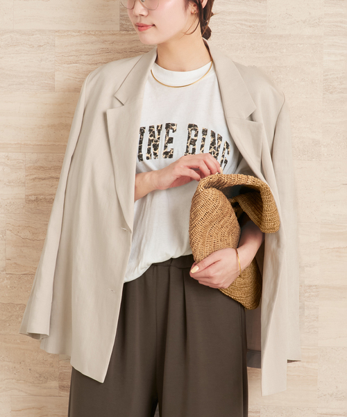 plage（プラージュ）の「ANINE BING / アニービン WLKER TEE ANINE BING LEOPARD Tシャツ（Tシャツ/カットソー・レディース・ホワイト系その他・FREE）」の6枚目の写真