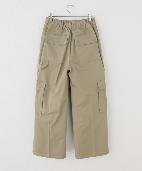 LAYAS（レイヤーズ）の「【LAYAS/レイヤーズ】 MILITARY CARGO パンツ（カーゴパンツ・レディース・ベージュ・FREE）」の2枚目の写真