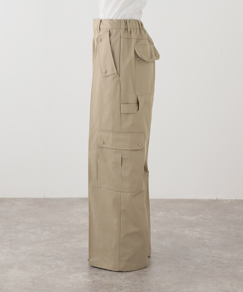LAYAS（レイヤーズ）の「【LAYAS/レイヤーズ】 MILITARY CARGO パンツ（カーゴパンツ・レディース・ベージュ・FREE）」の13枚目の写真