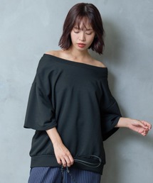 A.D.C.L. | オフショルダー オーバーサイズ プルオーバー(Tシャツ/カットソー)