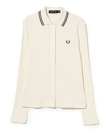 Ray BEAMS | FRED PERRY / ボタン スルー リブ ポロシャツ(ポロシャツ)