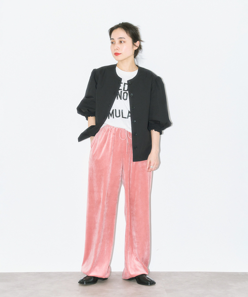 CITYSHOP(シティーショップ)の「PUFF SLEEVE ブラウス(シャツ/ブラウス・レディース・ブラック/ホワイト・FREE)」の18枚目の写真