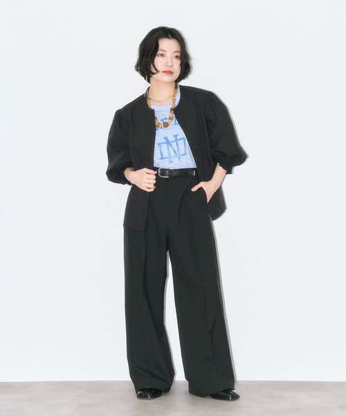 CITYSHOP(シティーショップ)の「PUFF SLEEVE ブラウス(シャツ/ブラウス・レディース・ブラック/ホワイト・FREE)」の17枚目の写真