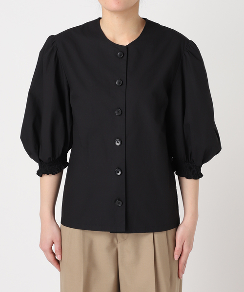 CITYSHOP(シティーショップ)の「PUFF SLEEVE ブラウス(シャツ/ブラウス・レディース・ブラック/ホワイト・FREE)」の13枚目の写真