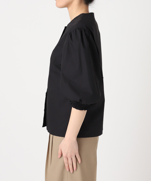 CITYSHOP(シティーショップ)の「PUFF SLEEVE ブラウス(シャツ/ブラウス・レディース・ブラック/ホワイト・FREE)」の12枚目の写真