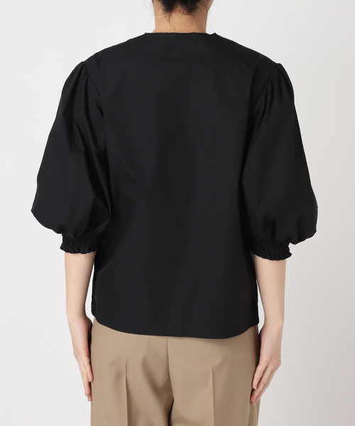 CITYSHOP(シティーショップ)の「PUFF SLEEVE ブラウス(シャツ/ブラウス・レディース・ブラック/ホワイト・FREE)」の11枚目の写真