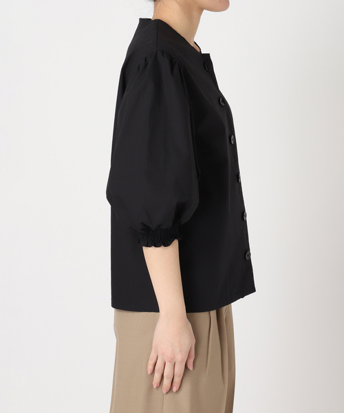 CITYSHOP(シティーショップ)の「PUFF SLEEVE ブラウス(シャツ/ブラウス・レディース・ブラック/ホワイト・FREE)」の10枚目の写真