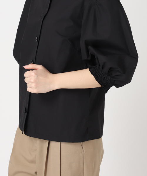 CITYSHOP(シティーショップ)の「PUFF SLEEVE ブラウス(シャツ/ブラウス・レディース・ブラック/ホワイト・FREE)」の8枚目の写真