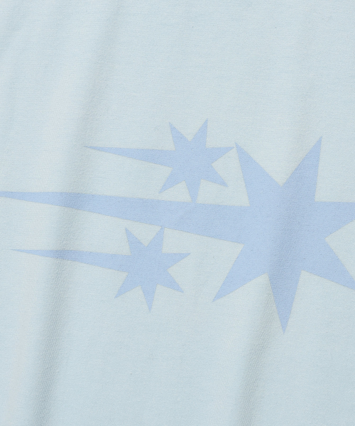 NICE GHOST CLUB(ナイスゴーストクラブ)の「3STAR BASIC TEE_LIGHT BLUE(NG2GMUT534A)(Tシャツ/カットソー・レディース・ライトブルー・SMALL/MEDIUM/LARGE)」の6枚目の写真