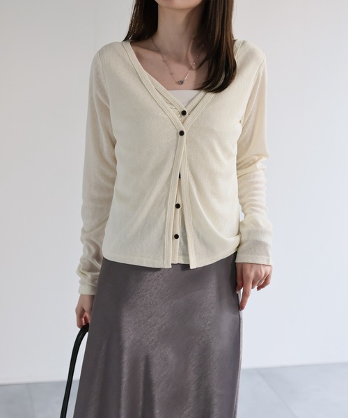 model：162cm 着用サイズ：F