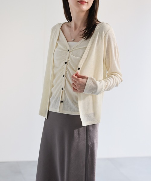 model：162cm 着用サイズ：F