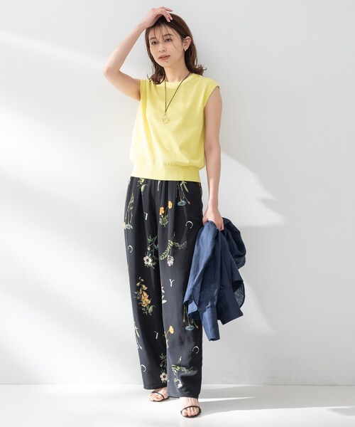 UNTITLED（アンタイトル）の「【TRADITIONAL WEATHERWEAR】ニットベスト（ニット/セーター・レディース・ベージュ/イエロー/ブラック・02）」の11枚目の写真