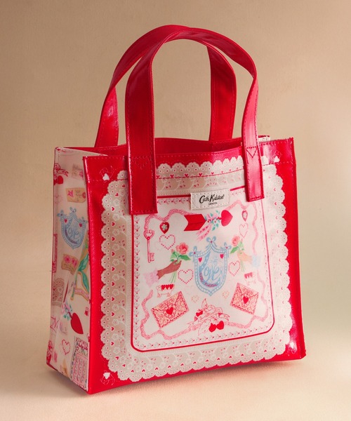 Cath Kidston(キャスキッドソン)の「スモール ブックバッグ Valentines(ハンドバッグ・レディース・レッド・FREE)」の5枚目の写真