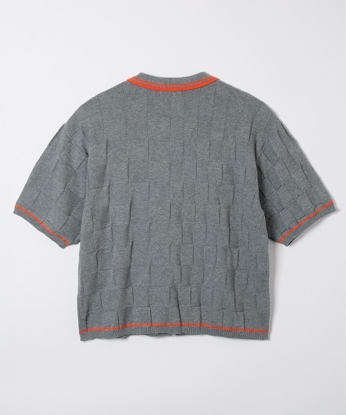soduk（スドーク）の「【soduk】26SS新作 dog and cat bawling zip knit /ドッグ&キャットボーリングジップニット（ポロシャツ・レディース・ブラック系/ネイビー/グレー系・ONE SIZE）」の14枚目の写真