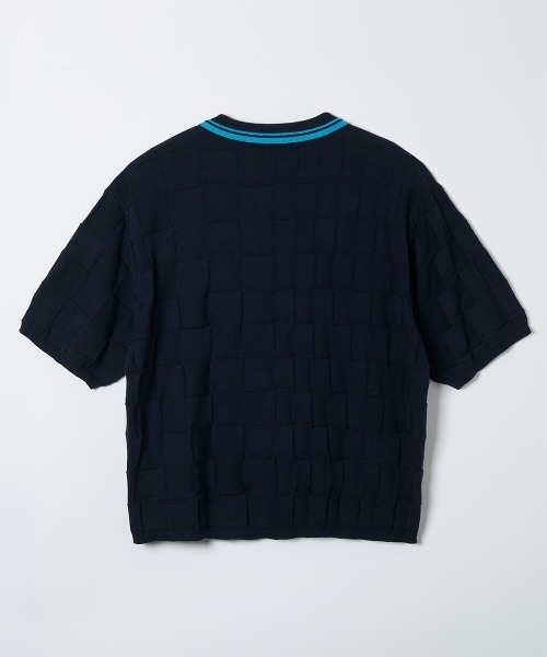 soduk（スドーク）の「【soduk】26SS新作 dog and cat bawling zip knit /ドッグ&キャットボーリングジップニット（ポロシャツ・レディース・ブラック系/ネイビー/グレー系・ONE SIZE）」の13枚目の写真