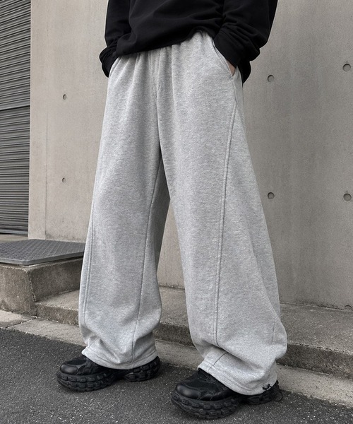 8(eight)(エイト)の「スウェット アラジンパンツ(スウェットパンツ・メンズ・ブラック/グレー・LARGE/MEDIUM)」の2枚目の写真