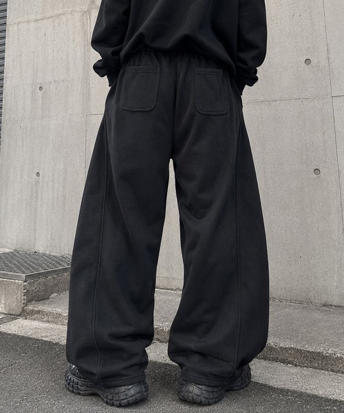 8(eight)(エイト)の「スウェット アラジンパンツ(スウェットパンツ・メンズ・ブラック/グレー・LARGE/MEDIUM)」の4枚目の写真
