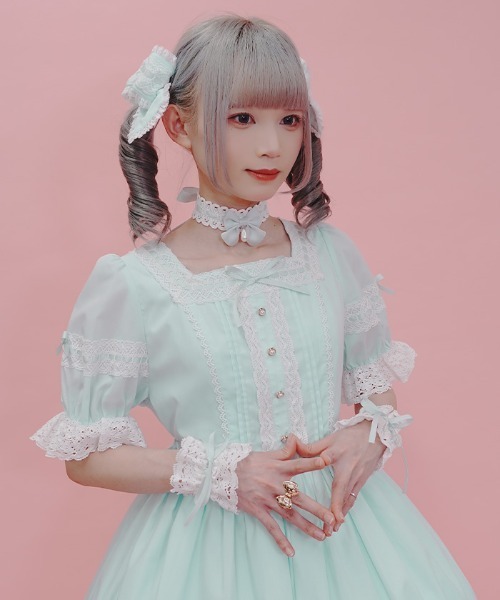 はしごレースワンピース（ワンピース）｜Chalmiere（シャルミエール