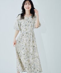 バルーンスリーブガーリーワンピース