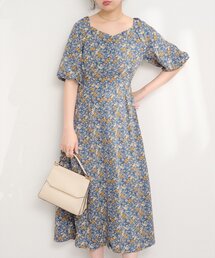 バルーンスリーブガーリーワンピース
