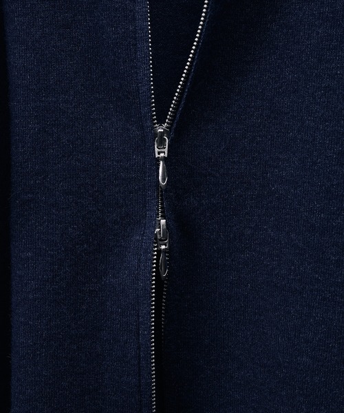 SELLE GLANT(セレグランテ)の「CREW NECK ZIP KNIT SHIRT / クルーネックジップニットシャツ(Tシャツ/カットソー・メンズ・ブラック/ネイビー・LARGE/MEDIUM/SMALL)」の10枚目の写真