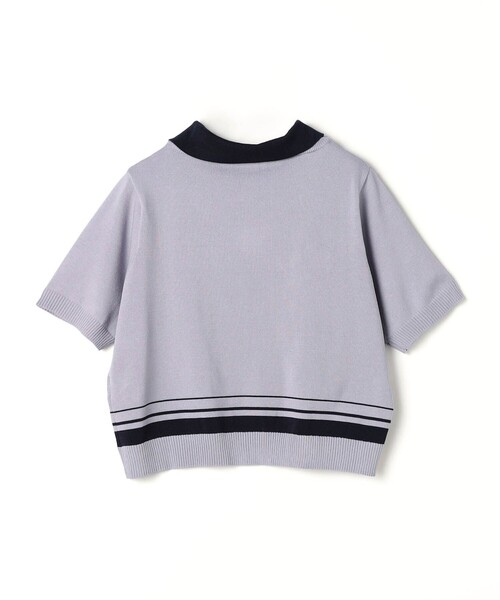 NICOLE CLUB(ニコル クラブ)の「レイヤードカラージップポロシャツ(ニット/セーター・レディース・その他2/ネイビー/ボルドー・FREE)」の18枚目の写真