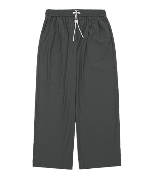 BUTTON SEOUL（ボタンソウル）の「リラックスフィットエアクーリングワイドバンディングパンツ (2 COLOR)（その他パンツ・メンズ・グレー/ブラック・SMALL/MEDIUM/LARGE/X-LARGE）」の3枚目の写真