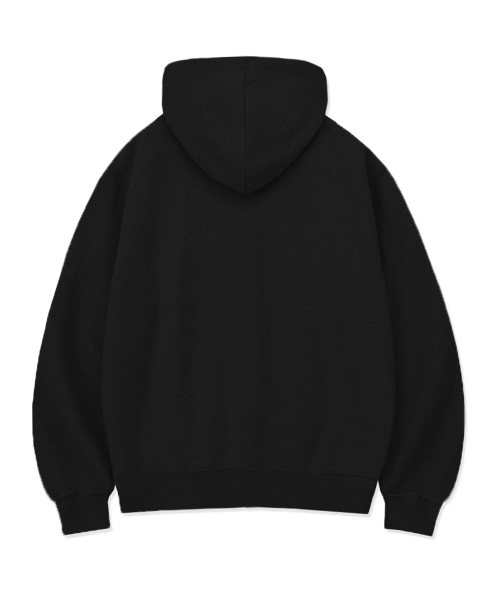 RANDOMOFF(ランダムオフ)の「ROEFF ANGEL DOT SPACE OVER FIT 2-WAY ZIP-UP Black(Mint)(パーカー・レディース・ブラック・SMALL/MEDIUM/LARGE/X-LARGE)」の2枚目の写真