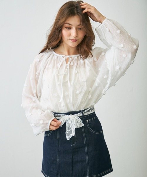 Lunea(ルネア)の「【レースベルト付き】デニムミニスカート(デニムスカート・レディース・ブルー/ブラック・L/M/S)」の14枚目の写真