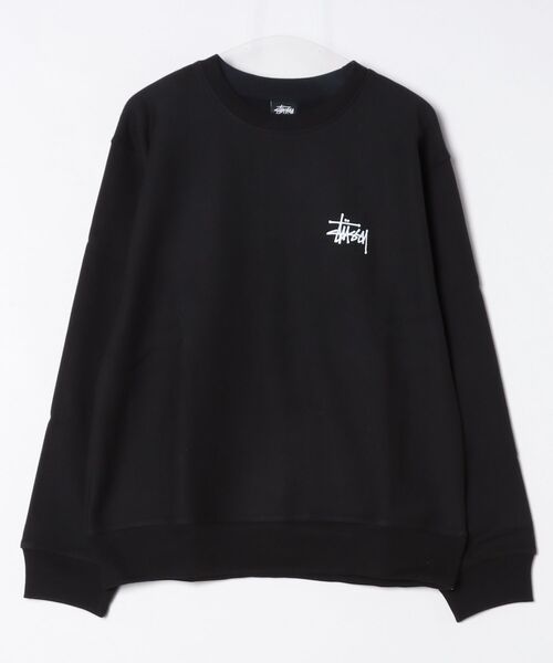 STUSSY(ステューシー)の「【STUSSY】ステューシー BASIC LOGO RAISING OF SWEAT ロゴ スウェット トレーナー(スウェット・メンズ・グレー/ブラック・MEDIUM/LARGE/X-LARGE)」の6枚目の写真