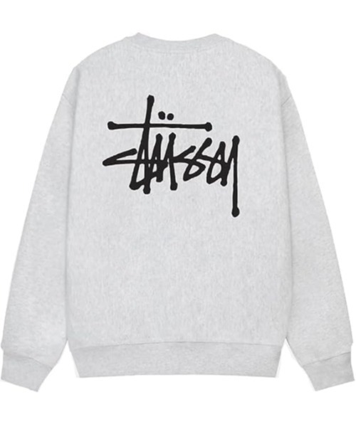 STUSSY(ステューシー)の「【STUSSY】ステューシー BASIC LOGO RAISING OF SWEAT ロゴ スウェット トレーナー(スウェット・メンズ・グレー/ブラック・MEDIUM/LARGE/X-LARGE)」の5枚目の写真